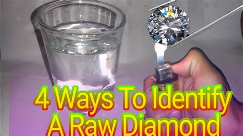 diamond test water drop|how to check diamond conductivity.